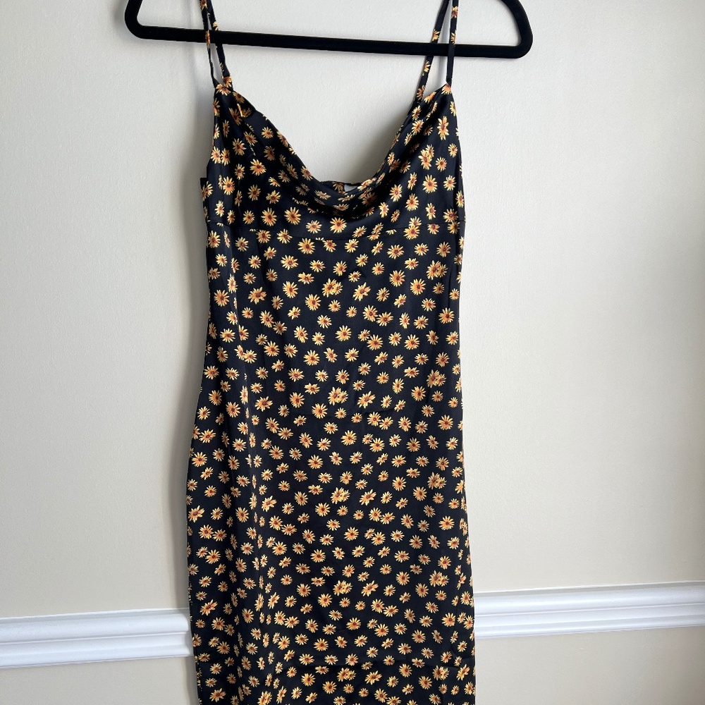 NWT Black Floral WeWoreWhat Dress